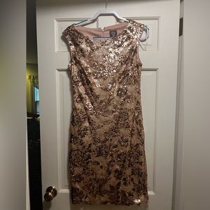 Rose gold dress size 8